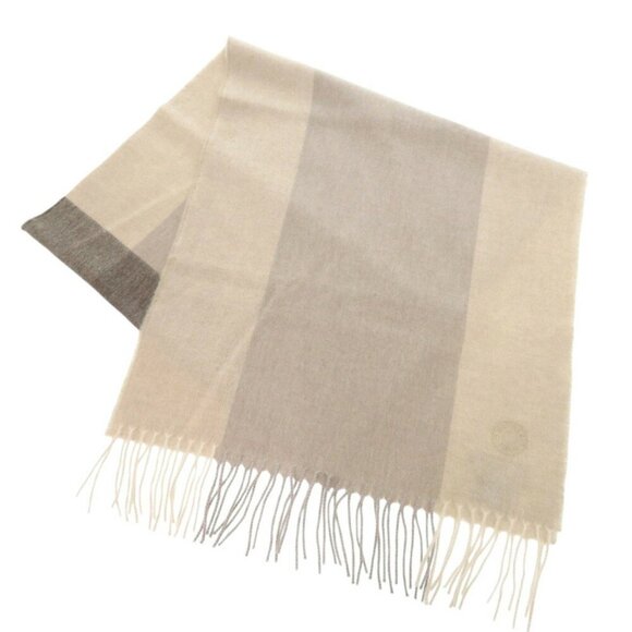 HERMES Cream Scarf - Picture 2 of 7